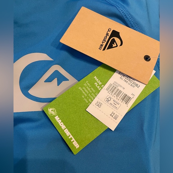 NWT Quicksilver Rashguard size 3 - Picture 4 of 4
